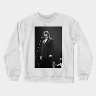 Andrea Bocelli BW Photograph Crewneck Sweatshirt